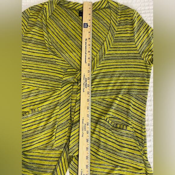 Staples Multi Green, Blue & Yellow Magnet Clasp Cardigan - Picture 9 of 14